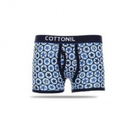 Printed Boxer -Grey - MERCERISÉ by Cottonil