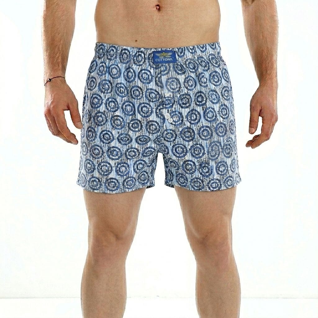Split Design Boxer Men's Printed Boxer-Pack of 3