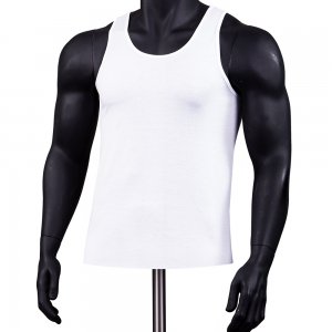 Mercerise Sleeveless Undershirt White