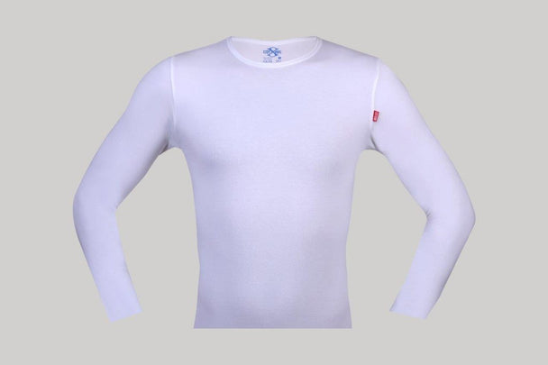 Stretch Long Sleeve O White